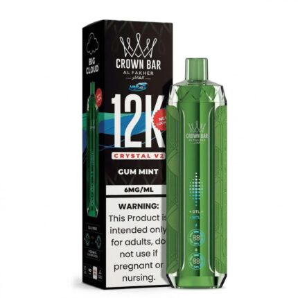 Al Fakher Crown Bar Crystal V2 12000 Puffs Disposable Vape in Dubai UAE