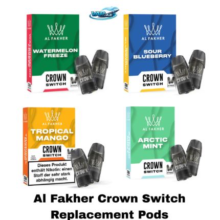 All Al Fakher Crown Switch Replacement Pods in Dubai UAE