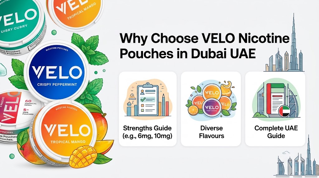 Why Choose VELO Nicotine Pouches in Dubai UAE – Strengths, Flavours & Complete Guide