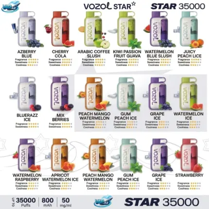 VOZOL STAR 35000 Puffs Disposable Vape in Dubai UAE