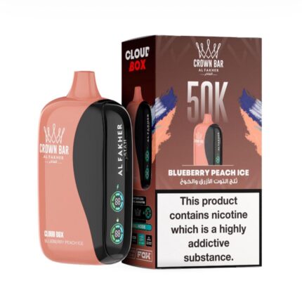 Crown Bar Al Fakher 50000 Puffs Cloud Box Disposable Vape | 6mg