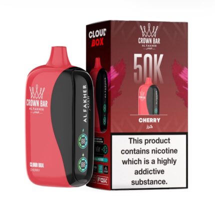 Crown Bar Al Fakher 50000 Puffs Cloud Box Disposable Vape | 6mg