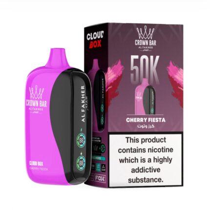 Crown Bar Al Fakher 50000 Puffs Cloud Box Disposable Vape | 6mg