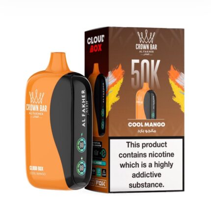Crown Bar Al Fakher 50000 Puffs Cloud Box Disposable Vape | 6mg