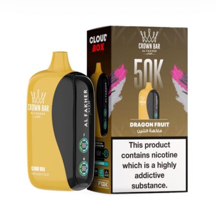 Crown Bar Al Fakher 50000 Puffs Cloud Box Disposable Vape | 6mg