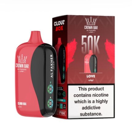 Crown Bar Al Fakher 50000 Puffs Cloud Box Disposable Vape | 6mg
