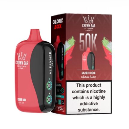 Crown Bar Al Fakher 50000 Puffs Cloud Box Disposable Vape | 6mg