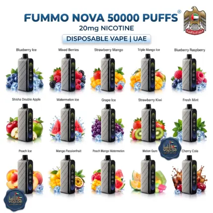 Fummo Nova 50000 Puffs 20mg Disposable Vape | UAE