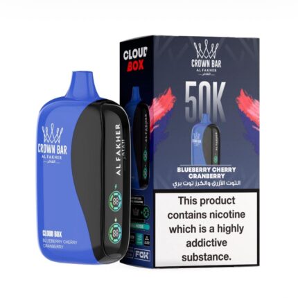 Crown Bar Al Fakher 50000 Puffs Cloud Box Disposable Vape | 6mg